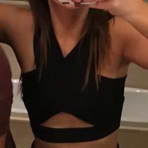 Bandage Style Crop Top